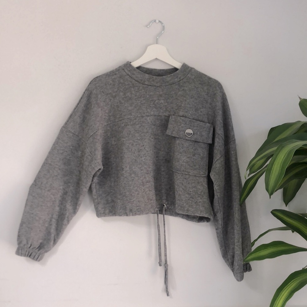 Gray sweater